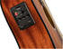 Fender CD-140SCE Dreadnought Acoustic Guitar w/Case, Walnut FB, All-Mahogany
