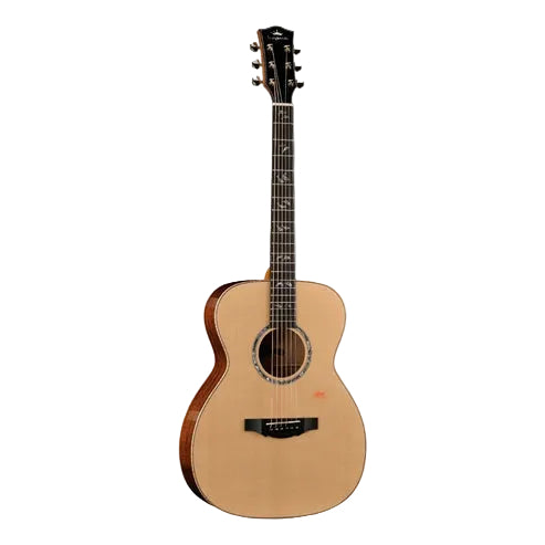 Kepma A1-OM Series Solid Sitka Spruce Top, Side & Back Solid Mahagony OM Body Acoustic Guitar w Case