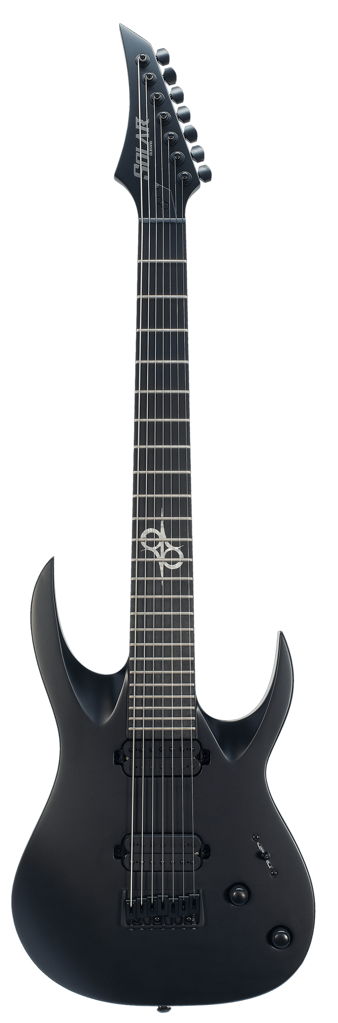Solar A2.7C Carbon Black Matte Electric Guitar |  SOLAR |  ELECTRIC GUITAR |  Zoso Music