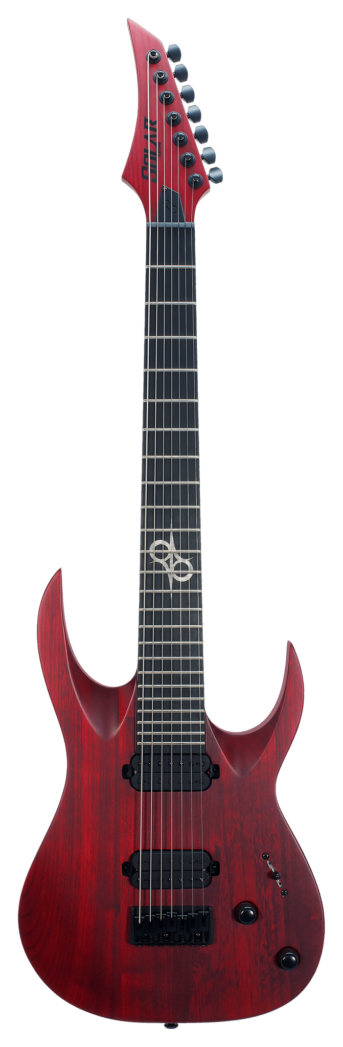 Solar A2.7TBR SK Trans Blood Red Matte Electric Guitar |  SOLAR |  ELECTRIC GUITAR |  Zoso Music