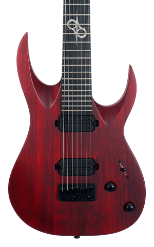 Solar A2.7TBR SK Trans Blood Red Matte Electric Guitar | Zoso Music Sdn Bhd