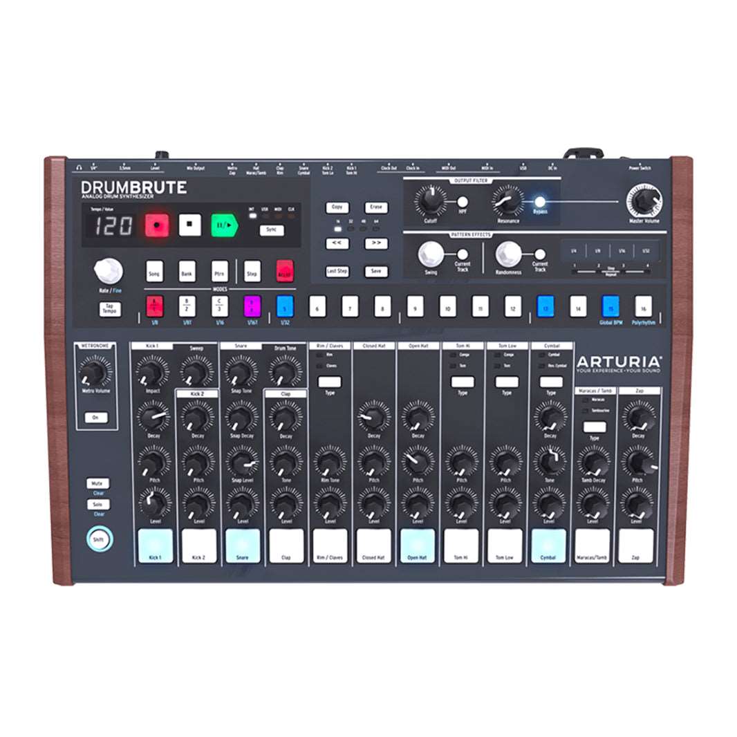 Arturia DrumBrute Analog Drum Machine Zoso Music