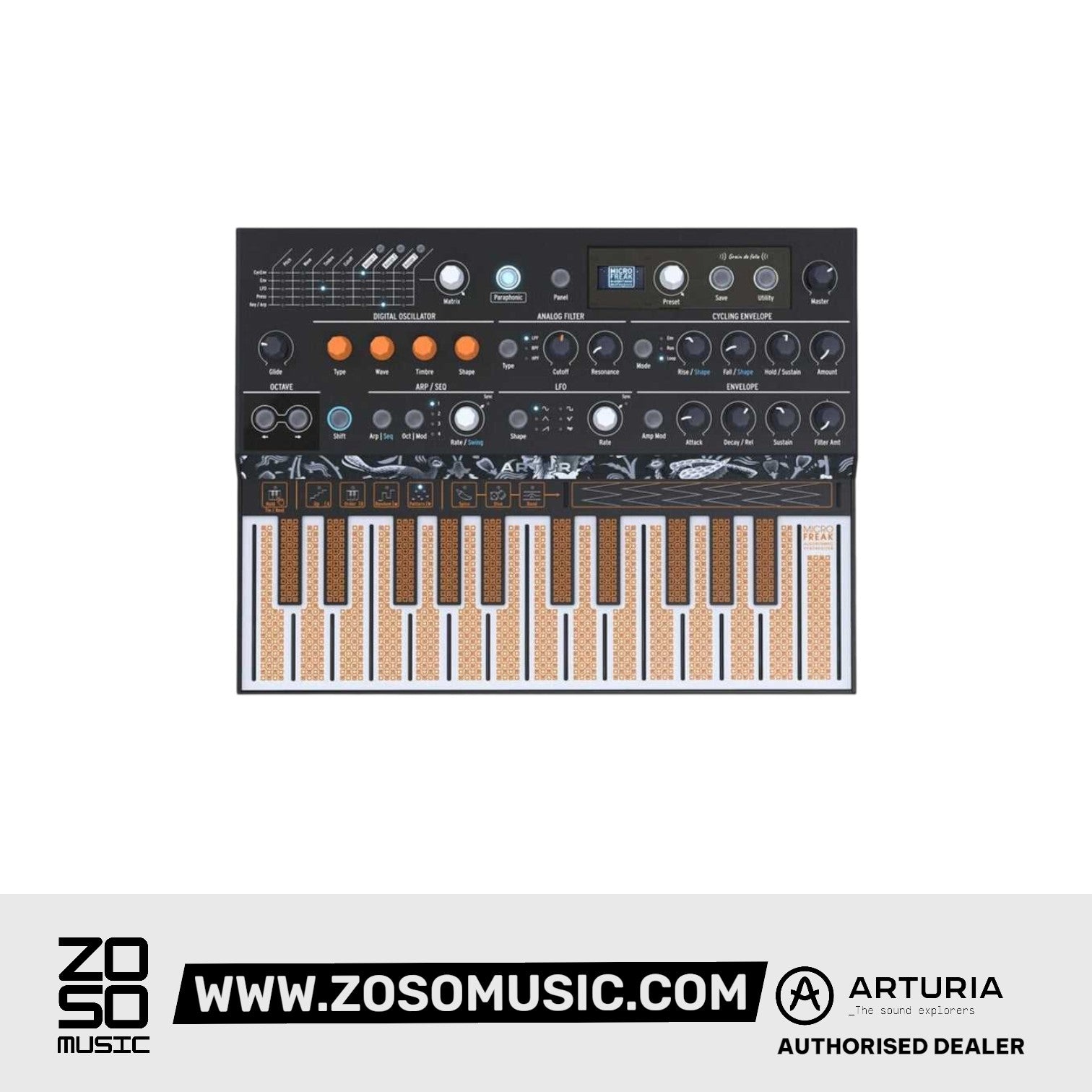 Arturia Microfreak Hybrid Synthesizer Zoso Music
