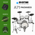 Avatar A71 9-Piece Electronic Digital Drumkit Set, with Mesh Head |  AVATAR |  DRUM-ELECTRONIC |  Zoso Music