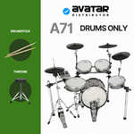 Avatar A71 9-Piece Electronic Digital Drumkit Set, with Mesh Head |  AVATAR |  DRUM-ELECTRONIC |  Zoso Music