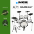 Avatar A71 9-Piece Electronic Digital Drumkit Set, with Mesh Head |  AVATAR |  DRUM-ELECTRONIC |  Zoso Music