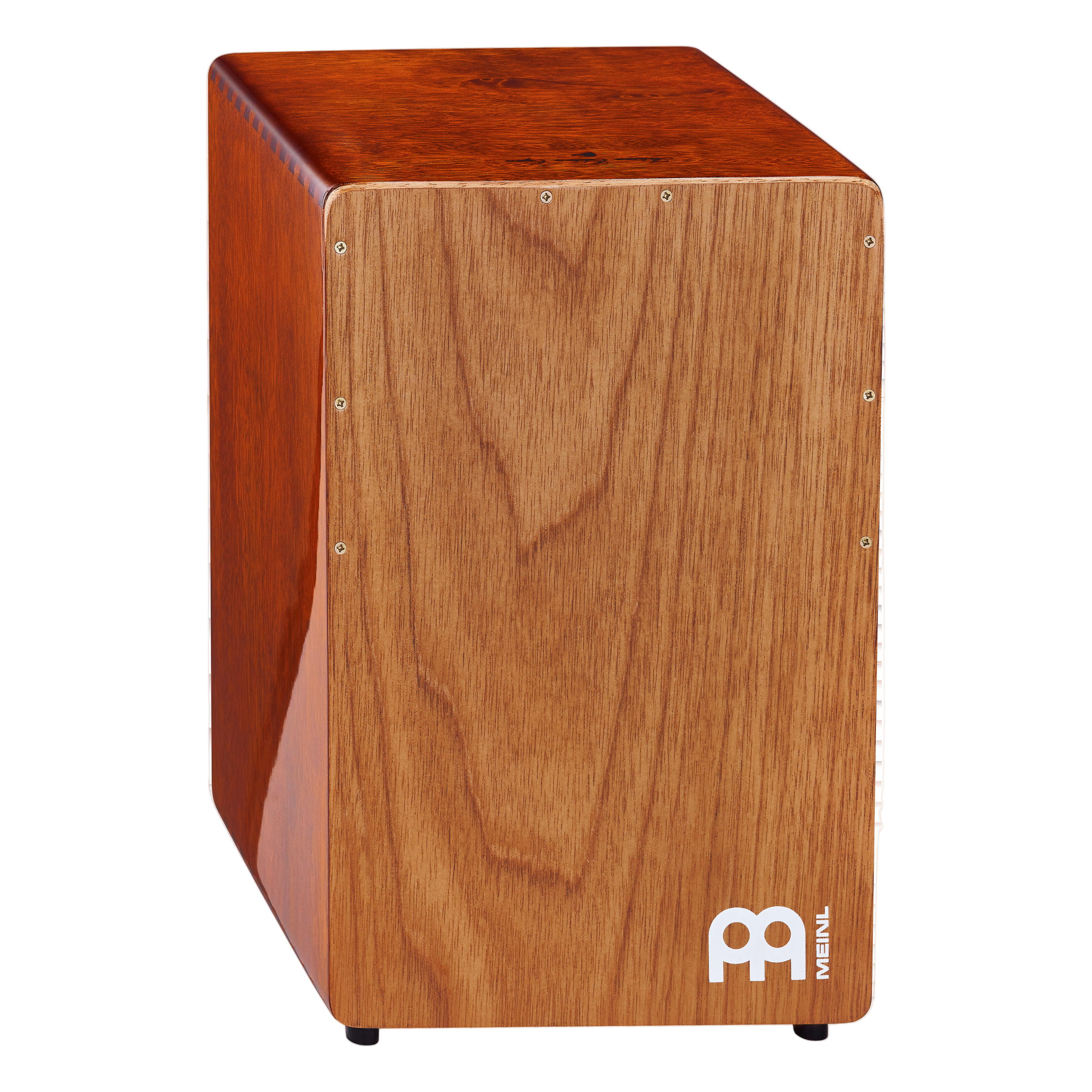 Meinl Percussion AE-PCAJ2 Artisan Edition Peruvian Cajon Festijo Line, Gloss Cedar | Zoso Music Sdn Bhd