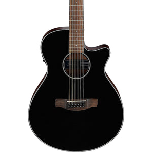 Ibanez AEG5012 Acoustic-electric Guitar - Black High Gloss | Zoso Music Sdn Bhd