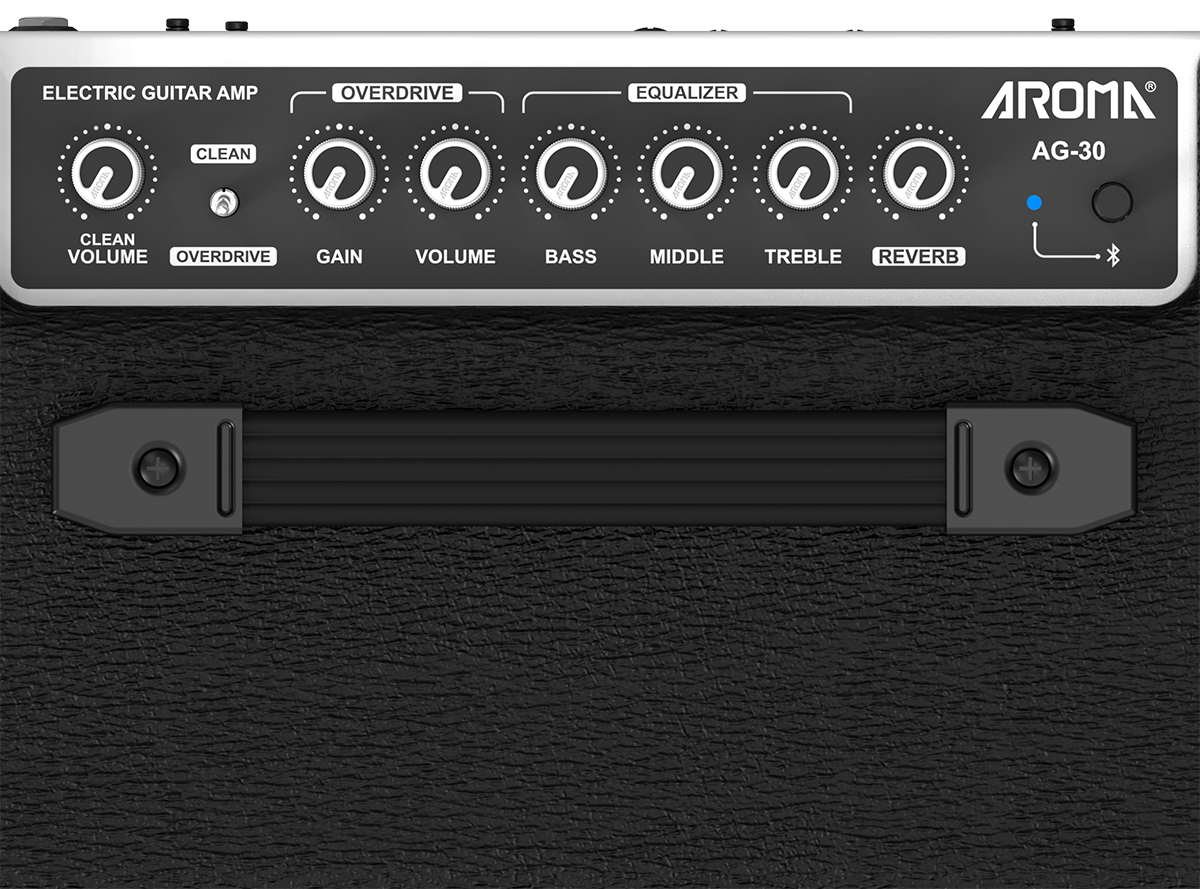 Aroma AG-30 30W Electric Guitar Amp with Bluetooth |  AROMA |  AMPLIFIER-ELECTRIC |  Zoso Music