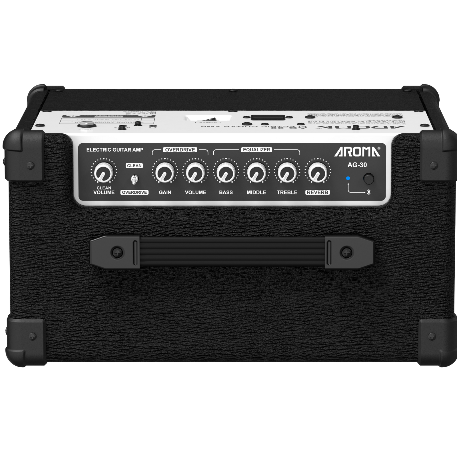 Aroma AG-30 30W Electric Guitar Amp with Bluetooth |  AROMA |  AMPLIFIER-ELECTRIC |  Zoso Music
