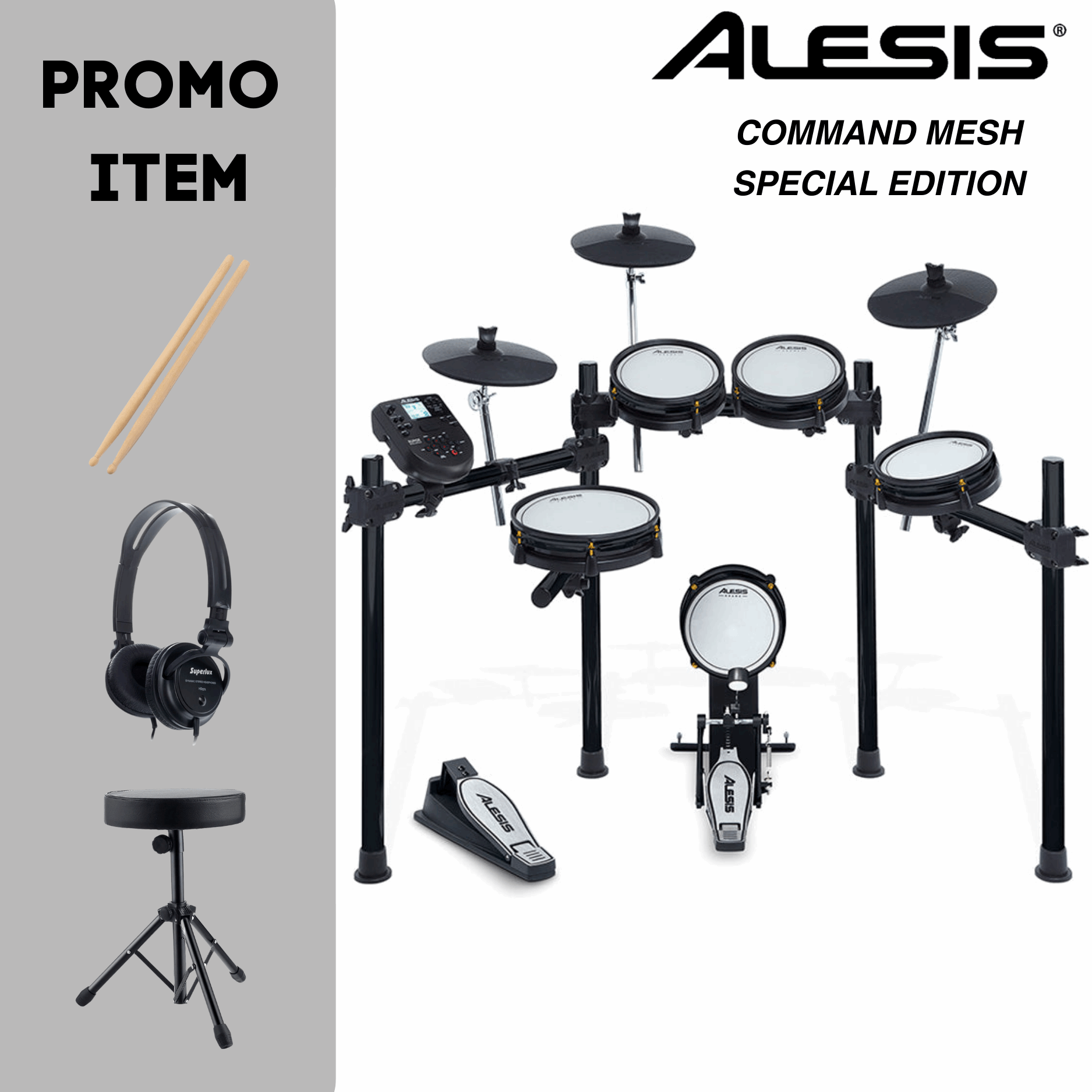 Alesis Command Mesh Special Edition with Promo Items Zoso Music