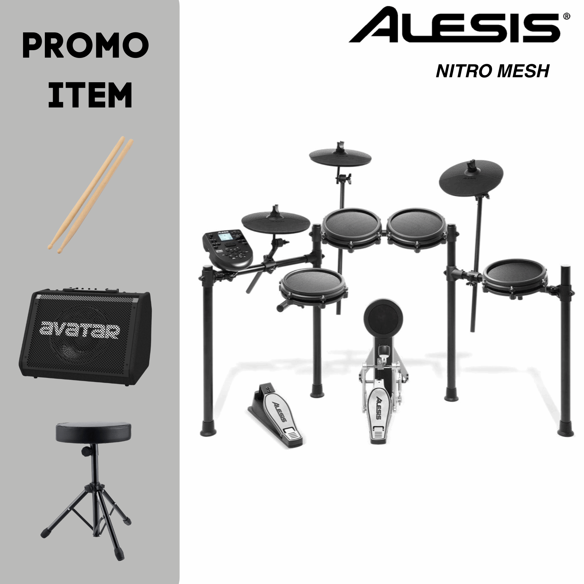 Alesis Nitro Mesh With Promo Items Zoso Music