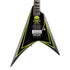 ESP Alexi Laiho Alexi Greeny - Black with Lime Green Pinstripe & Skull |  ESP |  ELECTRIC GUITAR |  Zoso Music
