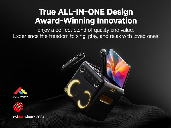 Ikarao Break X2 Portable Wireless Karaoke Machine |  IKARAO |  BLUETOOTH KARAOKE SPEAKER |  Zoso Music