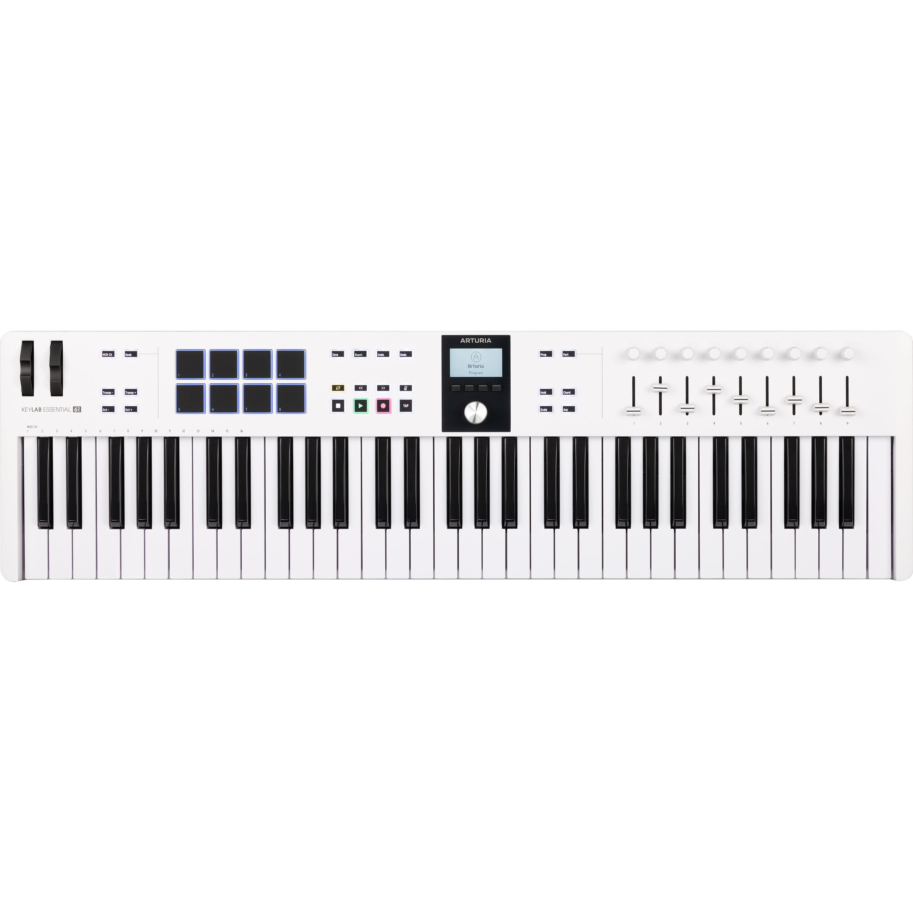 Arturia Keylab 61 MK3 Controller Keyboard, White | Zoso Music Sdn Bhd