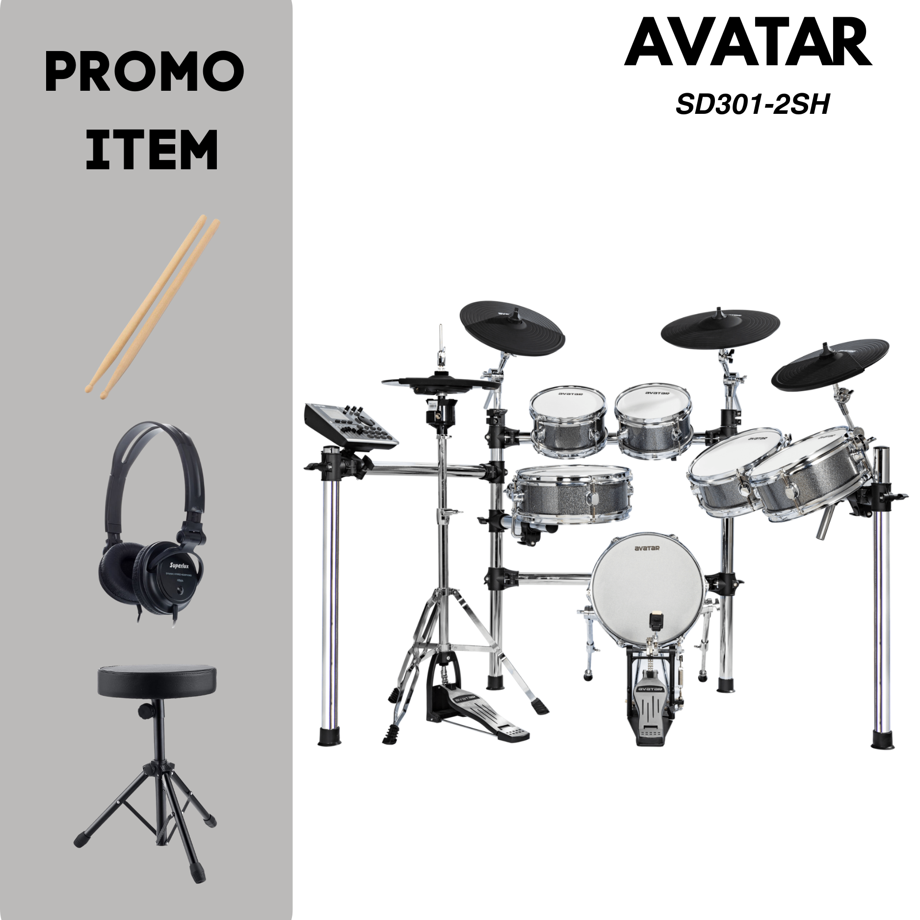 Avatar SD301-2SH With Promo Items Zoso Music