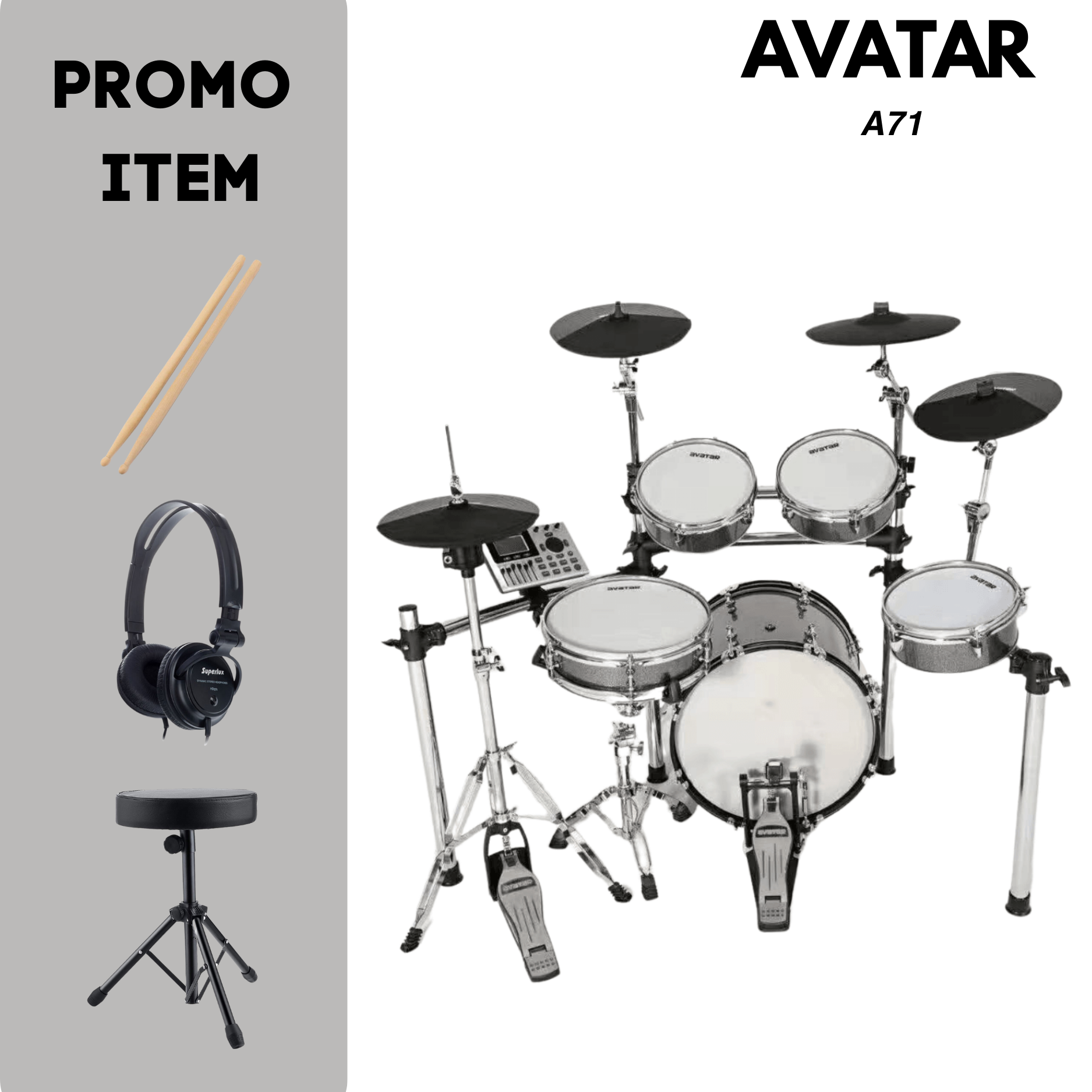 Avatar A71  With Promo Items Zoso Music