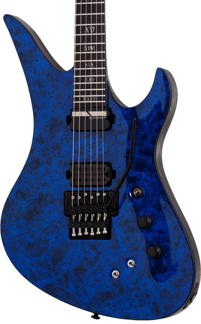 SCHECTER AVENGER FLOYD ROSE-S APOCALYPSE ELECTRIC GUITAR - BLUE REIGN (1309) MADE IN KOREA, SCHECTER, ELECTRIC GUITAR, schecter-electric-guitar-avenger-fr-s-apo-br, ZOSO MUSIC SDN BHD