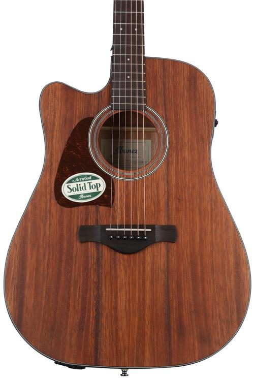 Ibanez AW54LCE Acoustic Guitar - Open Pore Natural (AW54LCE-OPN)