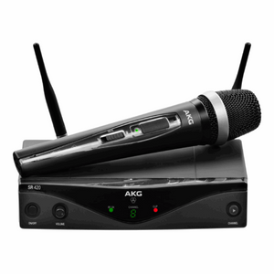 AKG WMS420 Vocal Set Band U2 Professional Wireless Microphone System, Handheld Mic, 614 - 630 MHz (WMS-420 / WMS 420) | AKG , Zoso Music