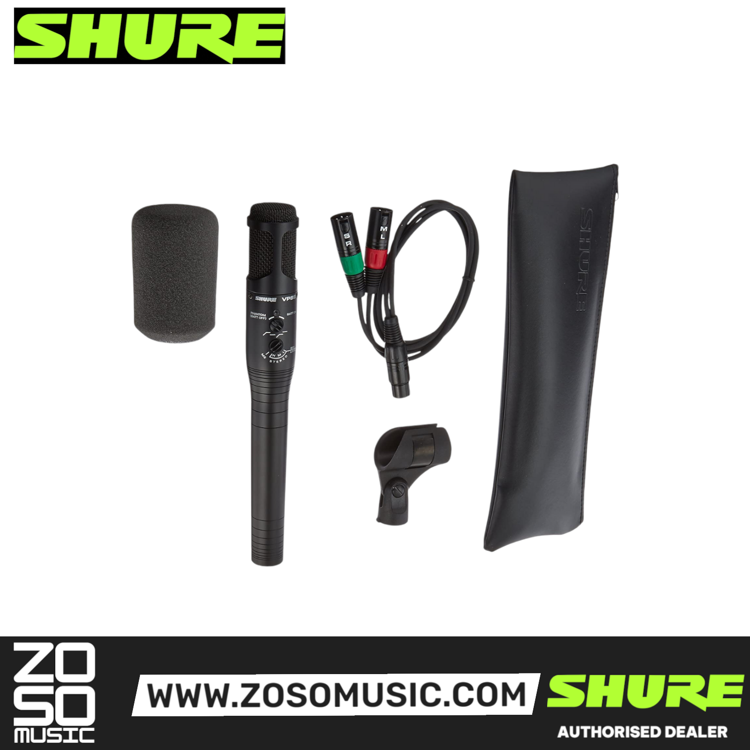 Shure VP88 Stereo Condenser Microphone (VP-88), SHURE, MICROPHONE, shure-microphone-vp88, ZOSO MUSIC SDN BHD
