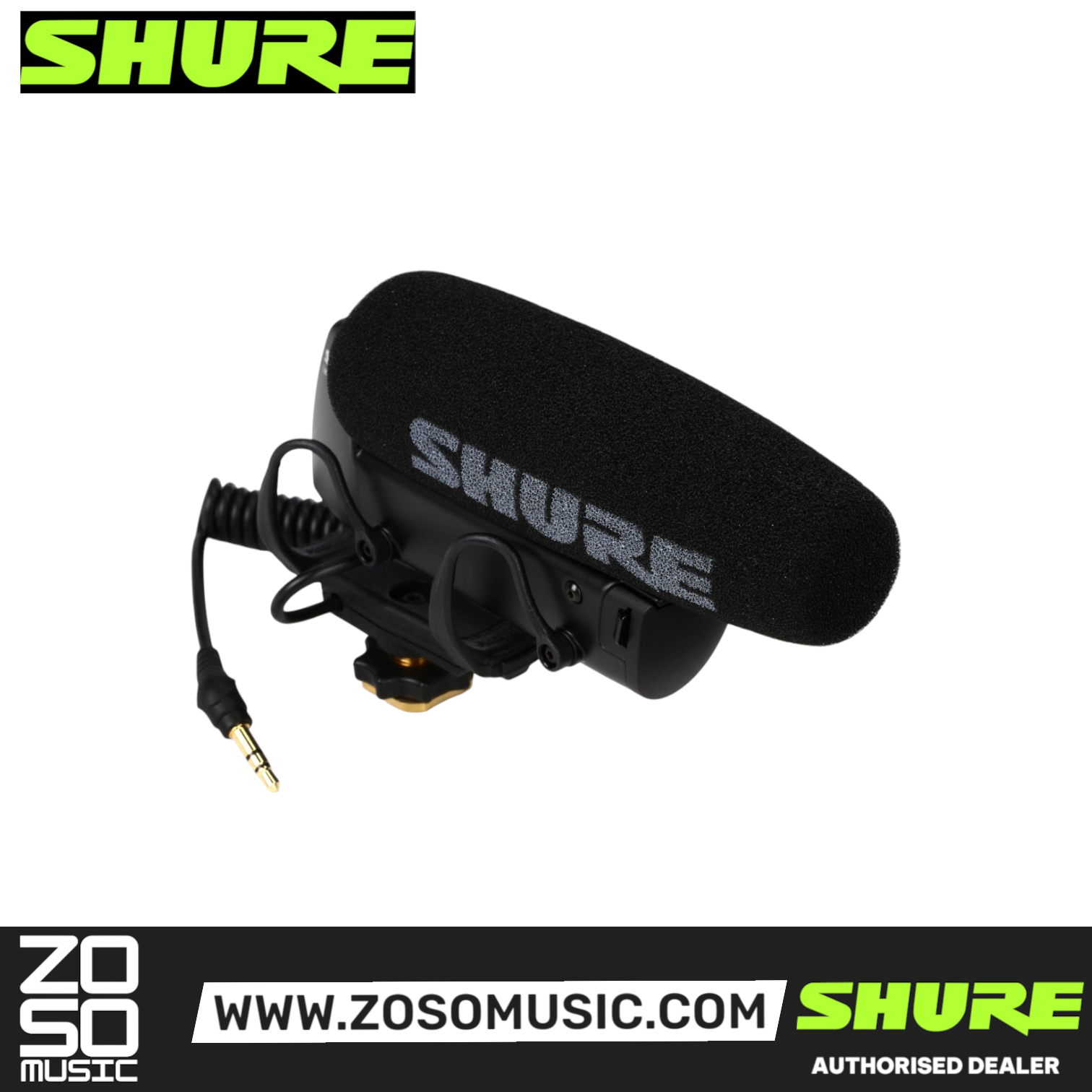 Shure VP83 LensHopper Camera-mount Compact Shotgun Microphone (VP-83), SHURE, MICROPHONE, shure-microphone-vp83, ZOSO MUSIC SDN BHD