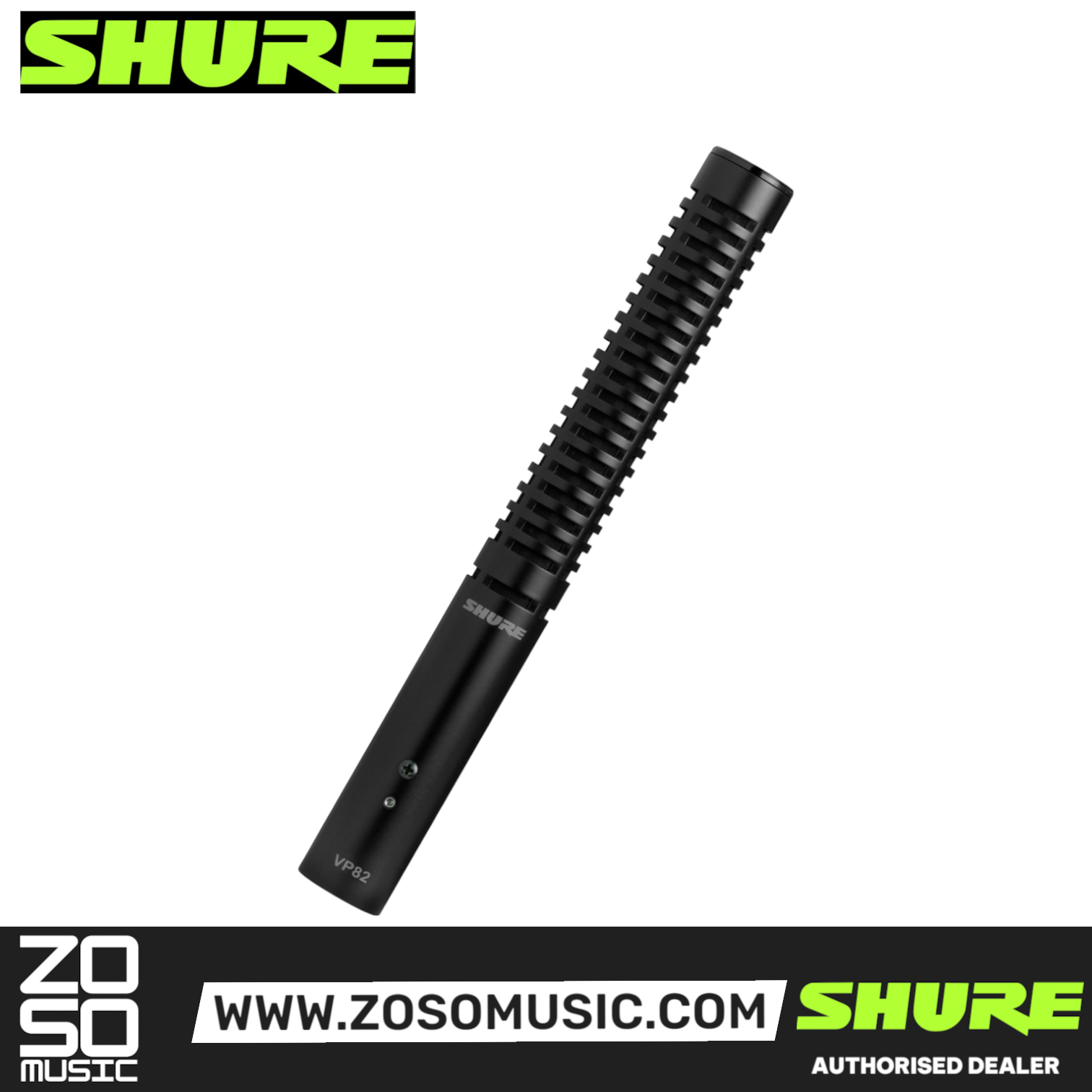 Shure VP82 Short Shotgun Microphone (VP-82), SHURE, MICROPHONE, shure-microphone-vp82, ZOSO MUSIC SDN BHD