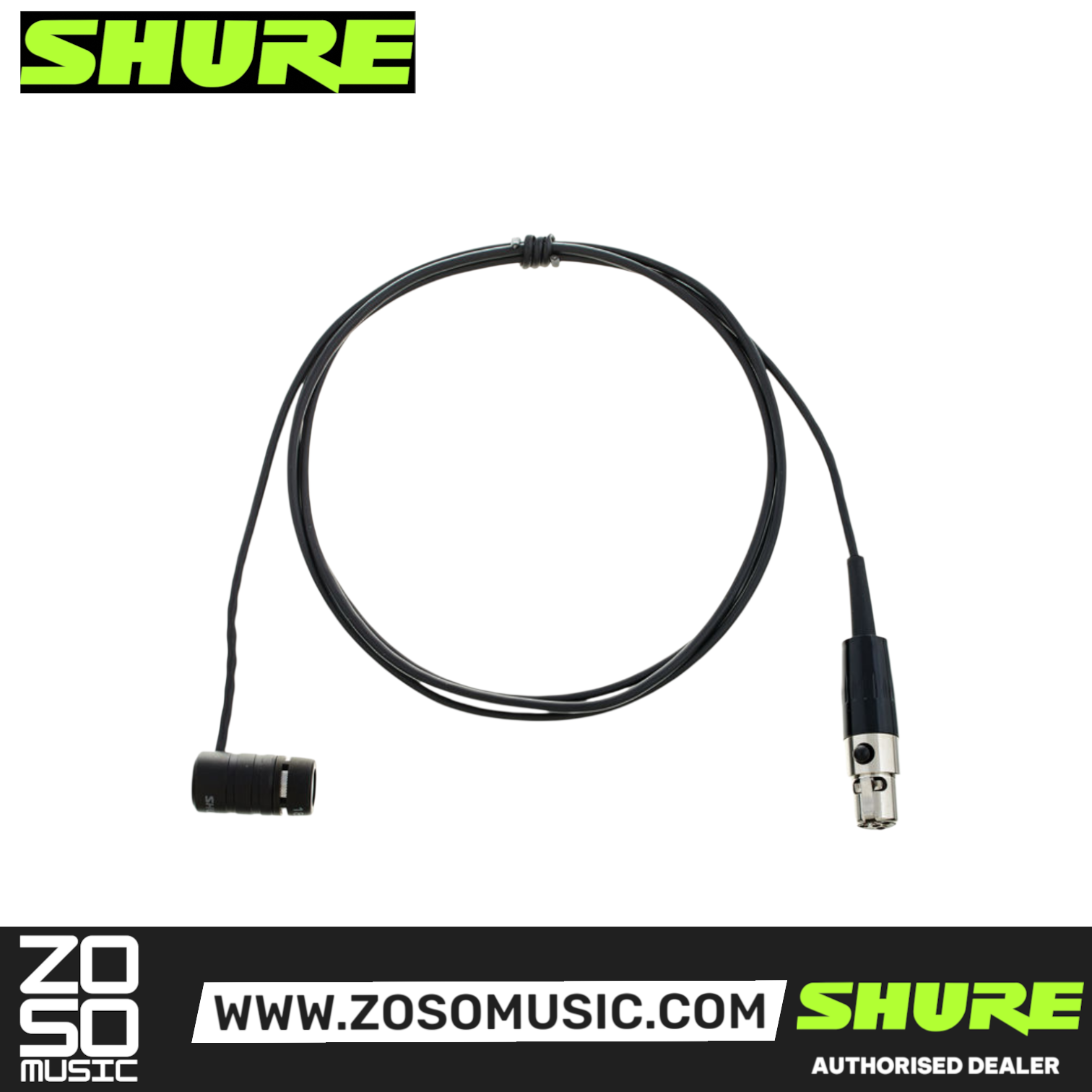 Shure WL184 Lavalier Microphone for Shure Wireless (WL-184 / WL 184), SHURE, WIRELESS MICROPHONE SYSTEM, shure-wireless-microphone-system-wl184, ZOSO MUSIC SDN BHD