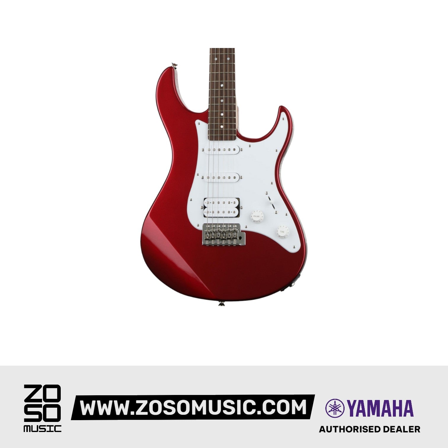 Yamaha PAC012 Pacifica Electric Guitar - Red Metallic (PAC 012/PAC-012), YAMAHA, ELECTRIC GUITAR, yamaha-electric-guitar-ymhgpac012-rm, ZOSO MUSIC SDN BHD