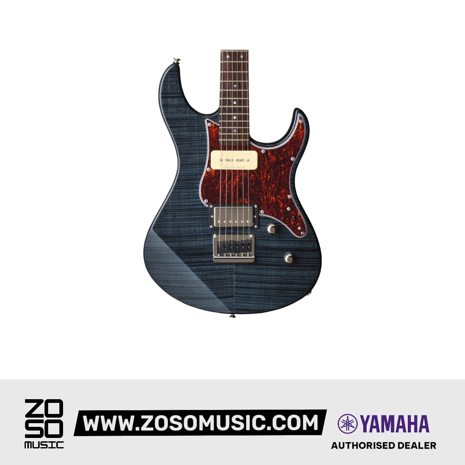 Yamaha PAC611HFM Pacifica Electric Guitar - Translucent Black (PAC 611HFM/PAC-611HFM), YAMAHA, ELECTRIC GUITAR, yamaha-electric-guitar-ymhgpac611hfm-tbk, ZOSO MUSIC SDN BHD