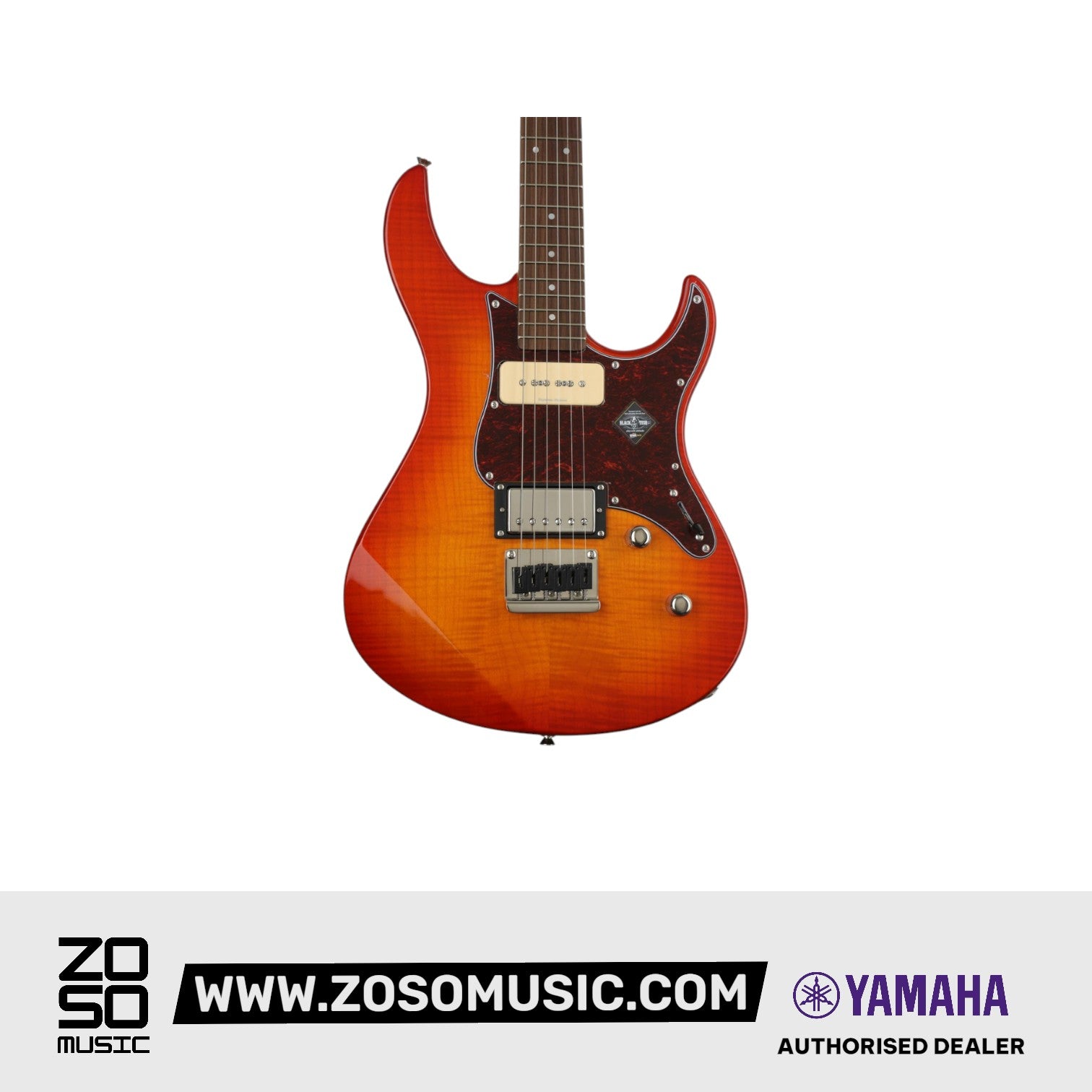 Yamaha PAC611HFM Pacifica Electric Guitar - Light Amber Burst (PAC 611HFM/PAC-611HFM), YAMAHA, ELECTRIC GUITAR, yamaha-electric-guitar-ymhgpac611hfm-lab, ZOSO MUSIC SDN BHD