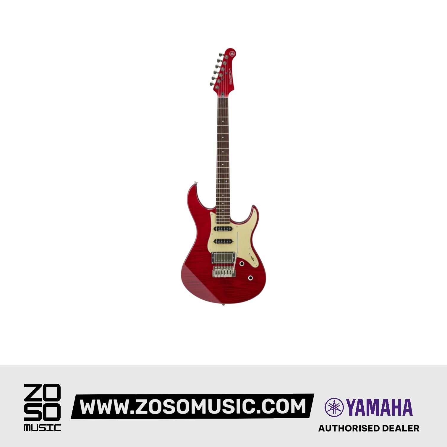 Yamaha Pacifica PAC612VIIX Electric Guitar with FREE Stagg Ndura Padded Ballistic Guitar Bag - Fire Red (PAC 612VIIX / PAC-612VIIX), YAMAHA, ELECTRIC GUITAR, yamaha-electric-guitar-ymhgpac612viix-frd, ZOSO MUSIC SDN BHD