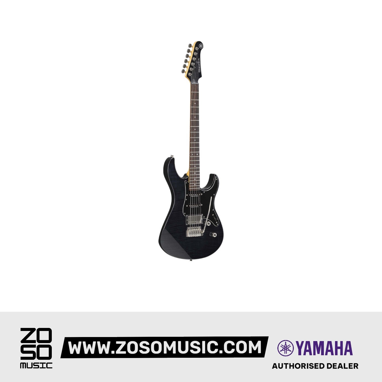 Yamaha PAC612VIIFM Pacifica Electric Guitar - Translucent Black (PAC 612VIIFM / PAC-612VIIFM), YAMAHA, ELECTRIC GUITAR, yamaha-electric-guitar-ymhgpac612viifm-bk, ZOSO MUSIC SDN BHD