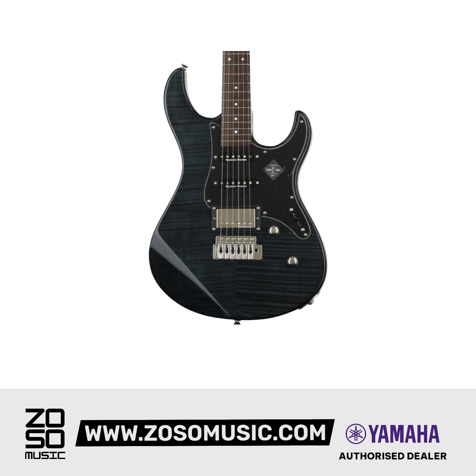 Yamaha PAC612VIIFM Pacifica Electric Guitar - Translucent Black (PAC 612VIIFM / PAC-612VIIFM), YAMAHA, ELECTRIC GUITAR, yamaha-electric-guitar-ymhgpac612viifm-bk, ZOSO MUSIC SDN BHD