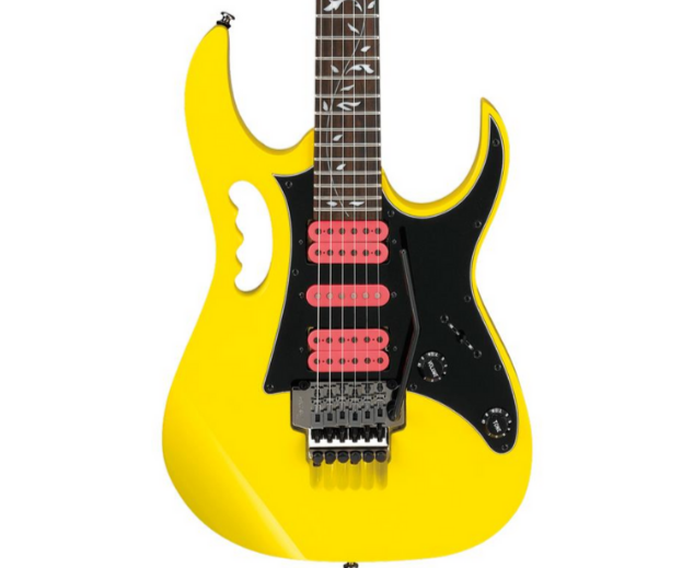Ibanez JEMJRSP-YE Steve Vai Signature JEM Series Electric Guitar, Yellow |  IBANEZ |  ELECTRIC GUITAR |  Zoso Music