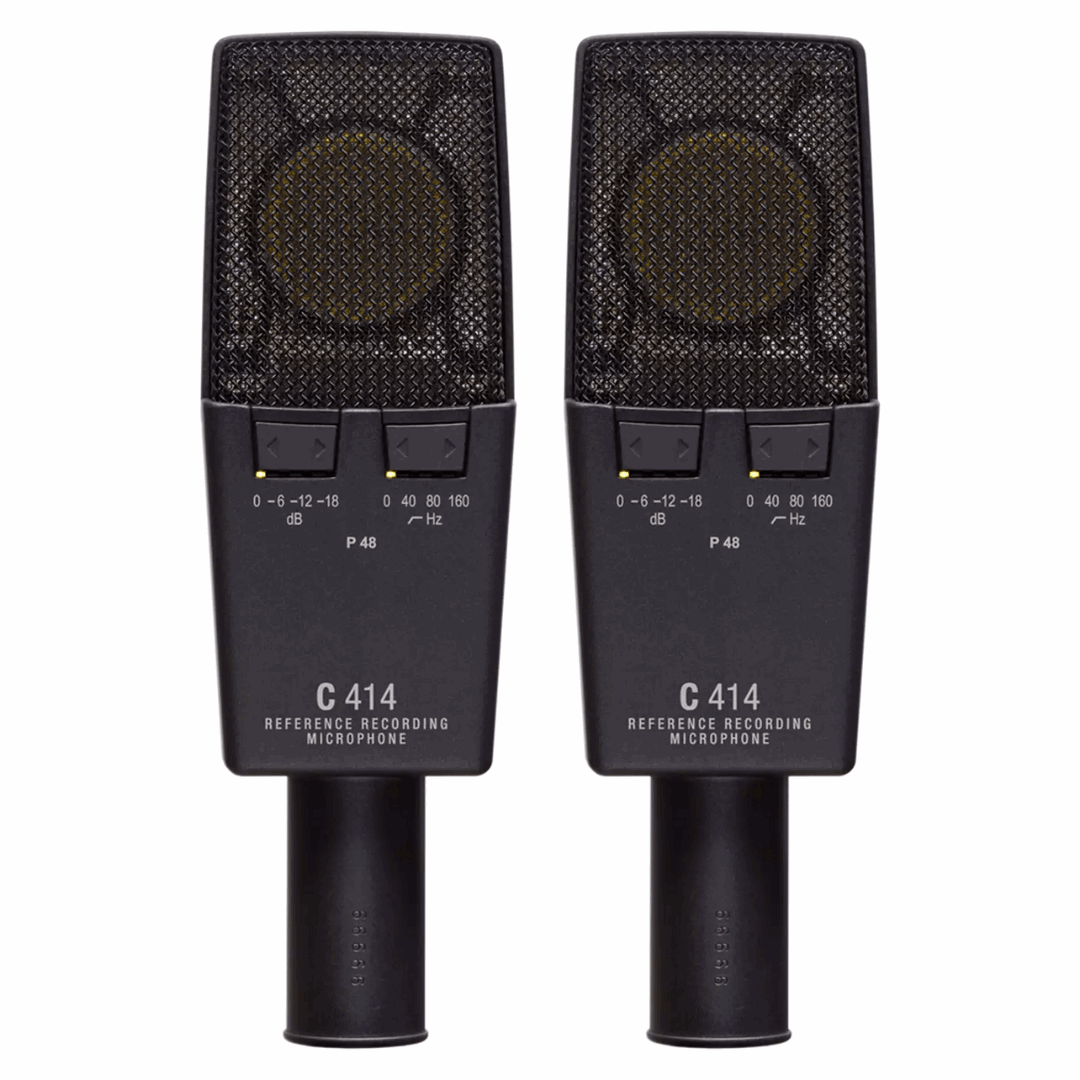 AKG C414 XLS/ST Large-diaphragm Condenser Microphone - Matched Pair (C414XLSST) | AKG , Zoso Music