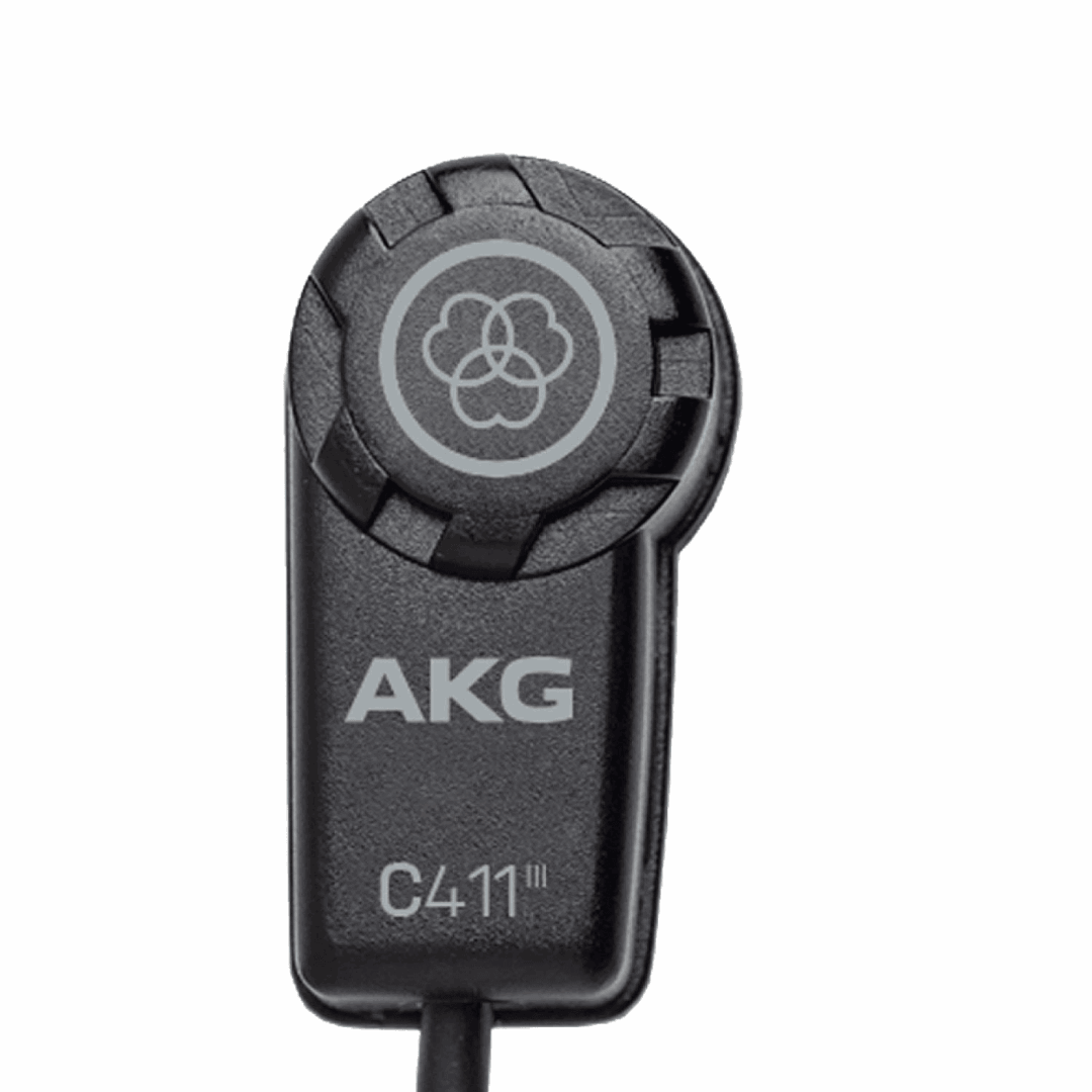 AKG C411 PP High-performance Miniature Condenser Vibration Pickup with MPAV standard XLR connector (C 411 PP / C411PP) | AKG , Zoso Music
