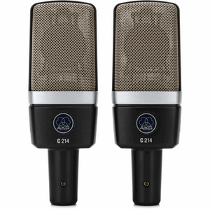 AKG C214 Large-diaphragm Condenser Microphone - Matched Stereo Pair (C-214/ C 214) | AKG , Zoso Music