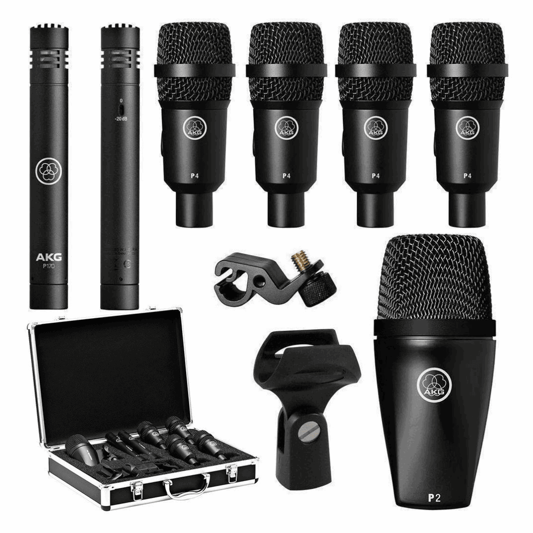 AKG Drum Set Session I High-performance Drum Microphone Set (Drumset Session 1) | AKG , Zoso Music