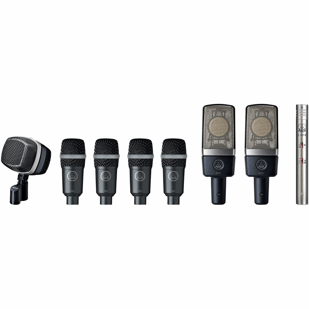 AKG Drum Set Premium Reference Drum Microphone Set (Drumset Premium) | AKG , Zoso Music