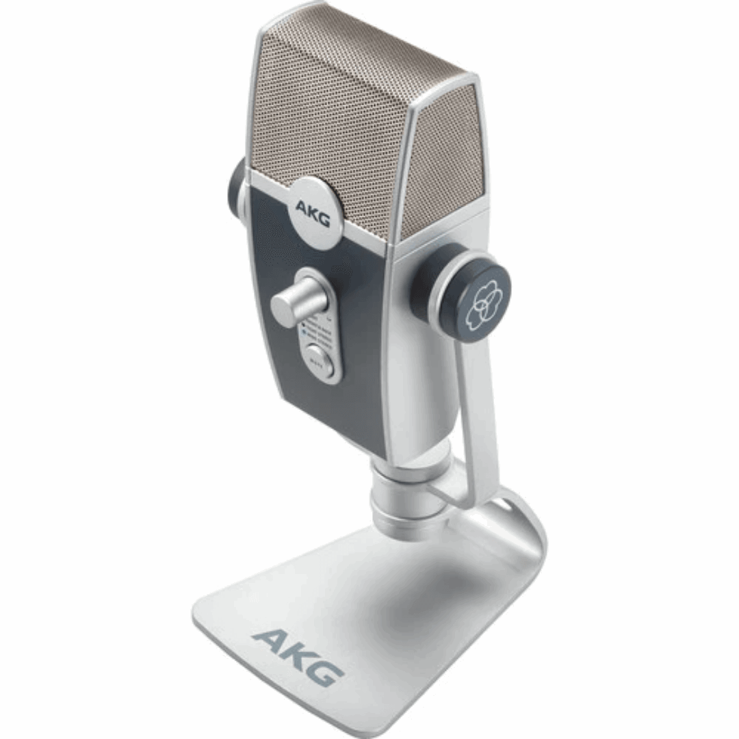 AKG LYRA Multi-pattern USB Microphone with FREE Table Top Mic Stand (C44-USB / C44USB / C44) | AKG , Zoso Music
