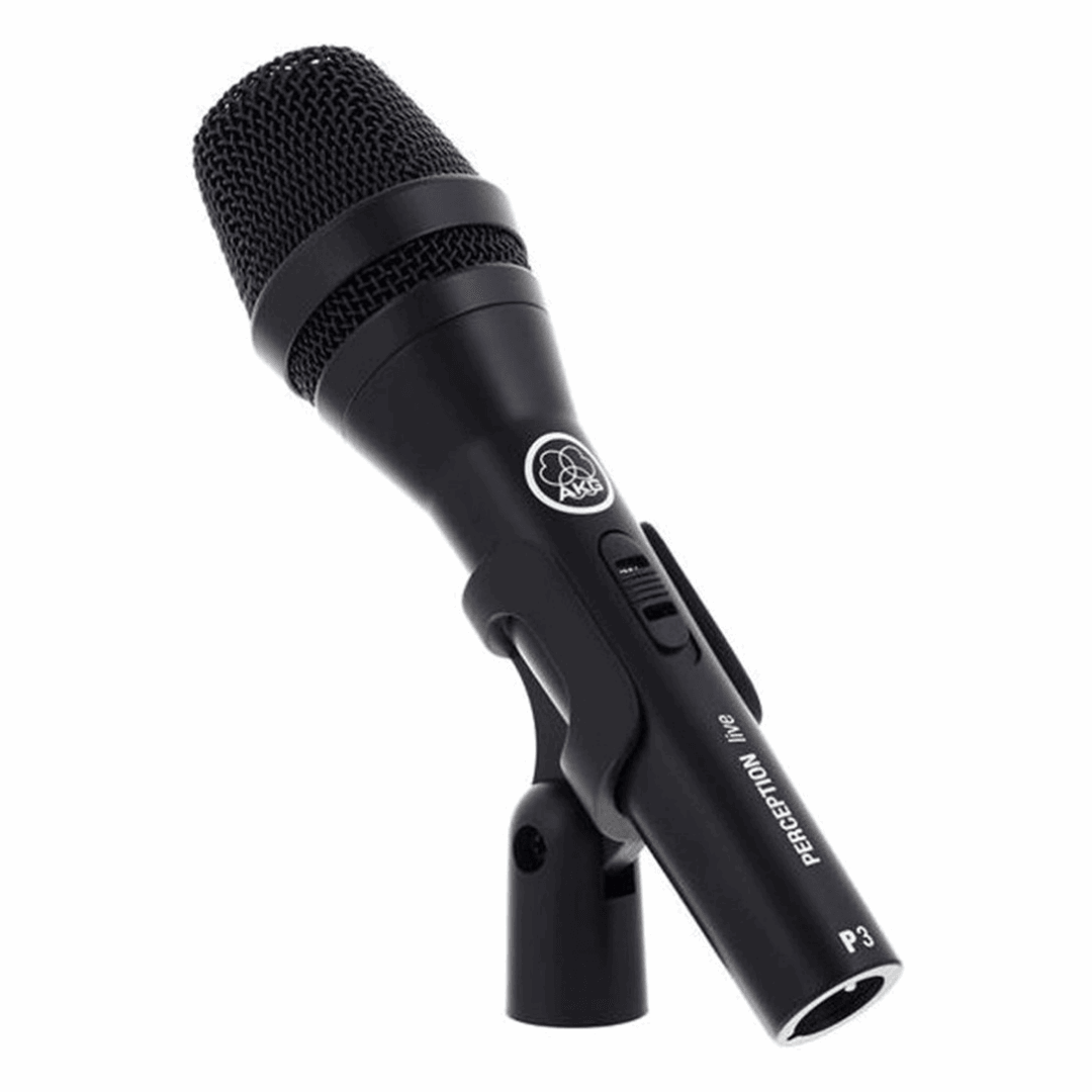 AKG P3 S High-Performance Dynamic Microphone with On/Off Switch (P3S | AKG , Zoso Music