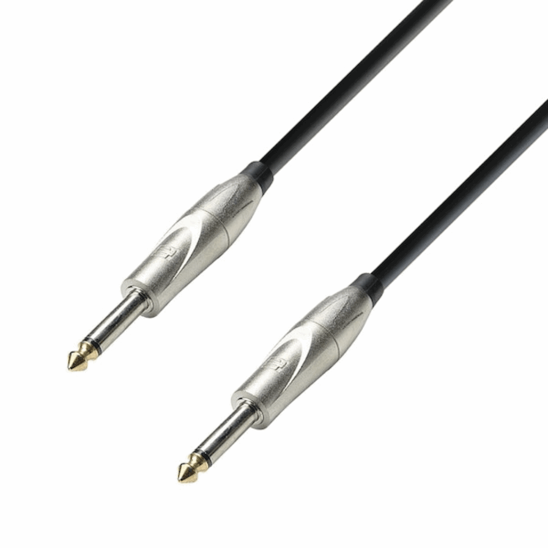 ADAM HALL CABLE K3IPP0600 INSTRUMENT CABLE 6.3MM JACK MONO TO 6.3MM JACK MONO 6 METER | ADAM HALL , Zoso Music