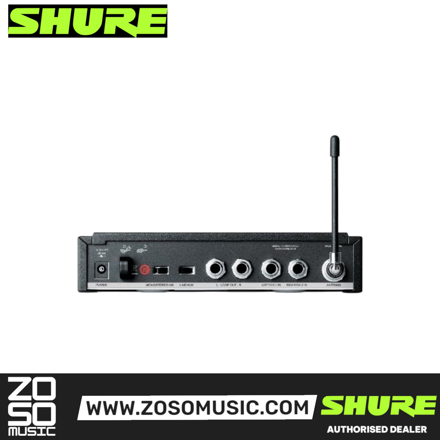 Shure P3TR112GR Wireless In-ear Monitor System with Gator G-IN EAR SYSTEM ''In Ear'' Monitoring System Bag, SHURE, IN-EAR MONITOR, shure-in-ear-monitor-p3tr112gr, ZOSO MUSIC SDN BHD