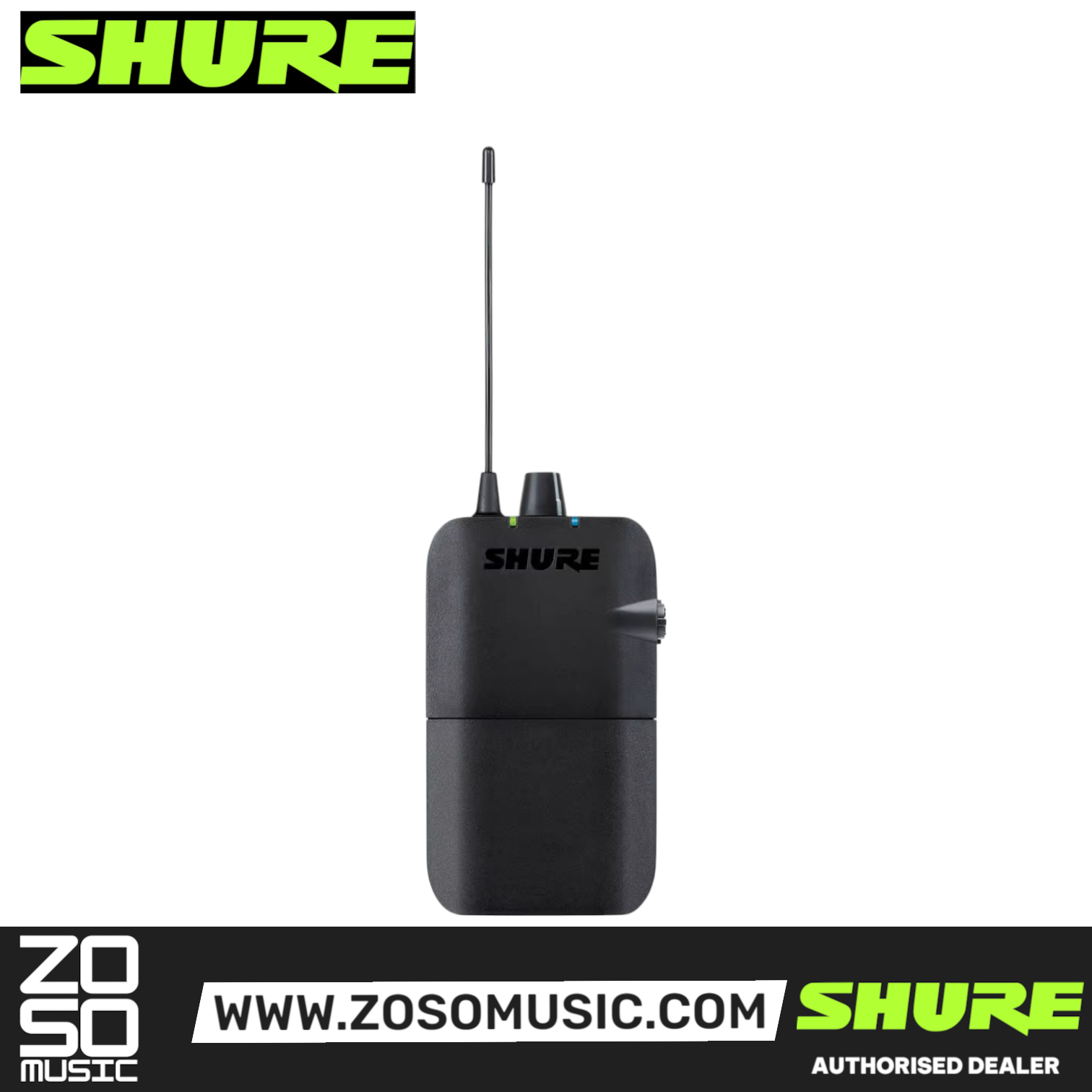 Shure P3TR112GR Wireless In-ear Monitor System with Gator G-IN EAR SYSTEM ''In Ear'' Monitoring System Bag, SHURE, IN-EAR MONITOR, shure-in-ear-monitor-p3tr112gr, ZOSO MUSIC SDN BHD