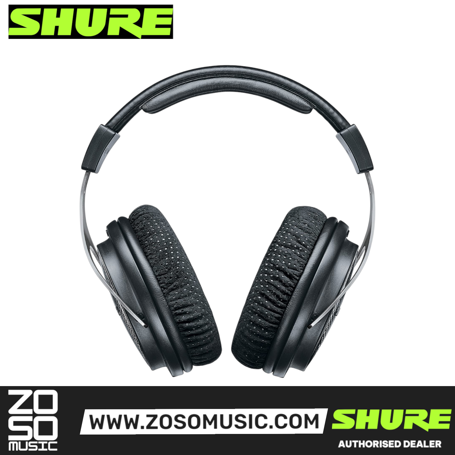 Shure SRH1540 Closed-back Mastering Studio Headphones (SRH-1540 / SRH 1540), SHURE, HEADPHONE, shure-headphone-srh1540-a, ZOSO MUSIC SDN BHD