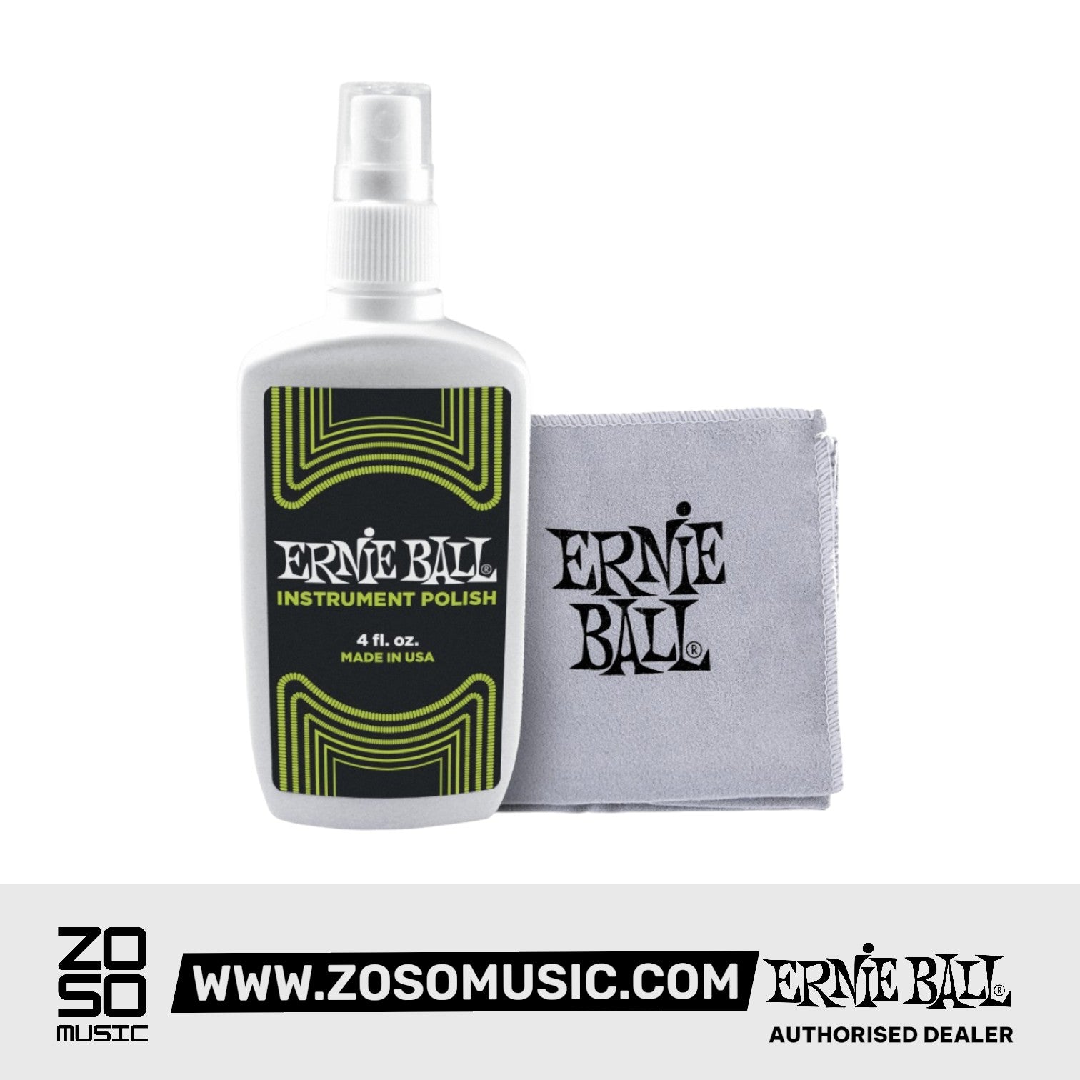 ERNIE BALL POLISH WITH CLOTH EB4222/PO4222 | ZOSO MUSIC SDN BHD , Zoso Music