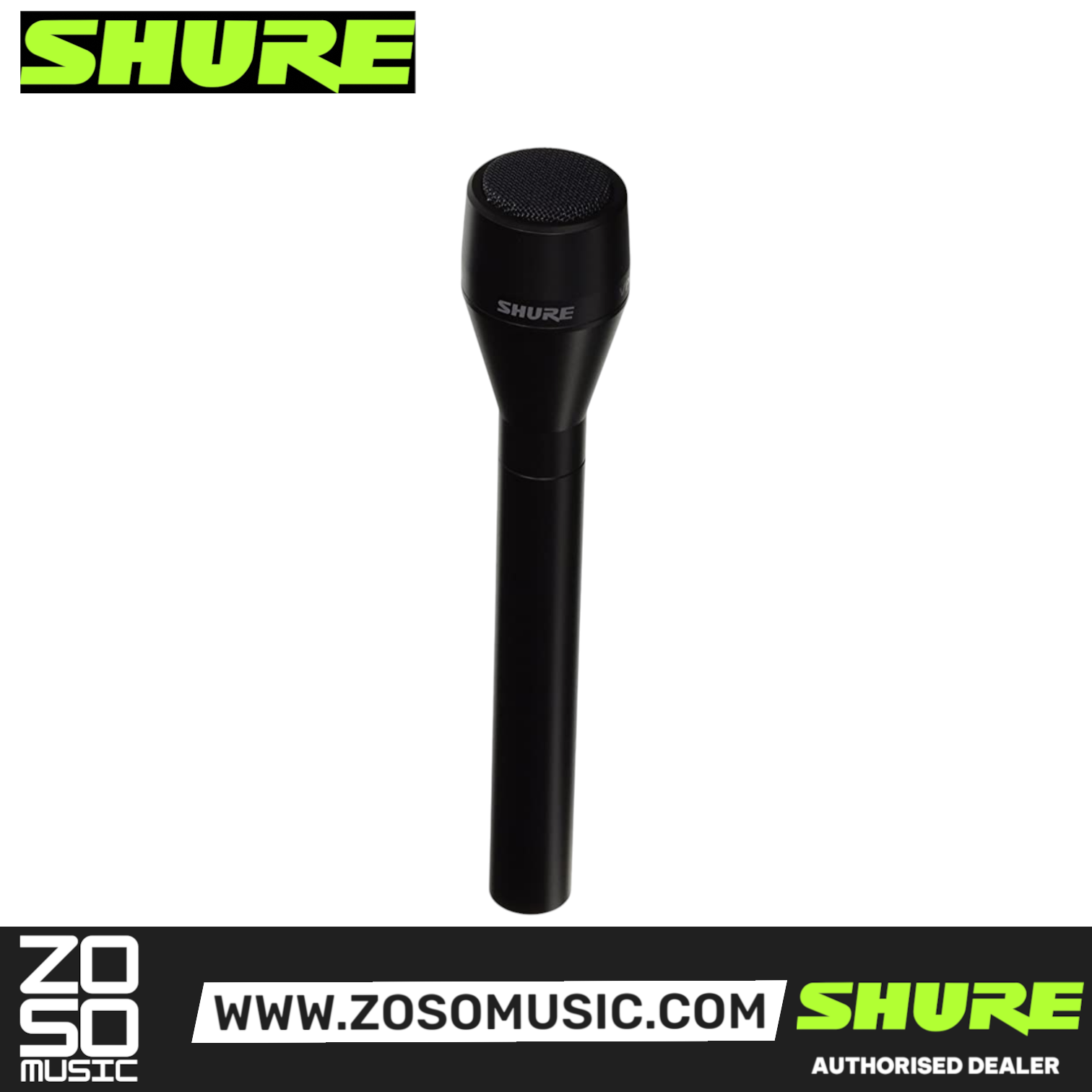 Shure VP64AL Omni-Directional Handheld Dynamic ENG Microphone with Extended Handle (VP-64AL), SHURE, MICROPHONE, shure-microphone-vp64al, ZOSO MUSIC SDN BHD