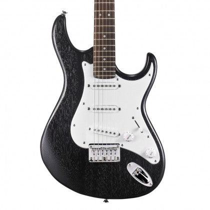 Cort G-100 Electric Guitar With Bag Open Pore Black