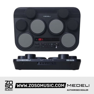 Medeli DD225 8 Pads Portable Tabletop Electric Drum with USB and Built In Speaker |  MEDELI |  DRUM-ELECTRONIC |  Zoso Music